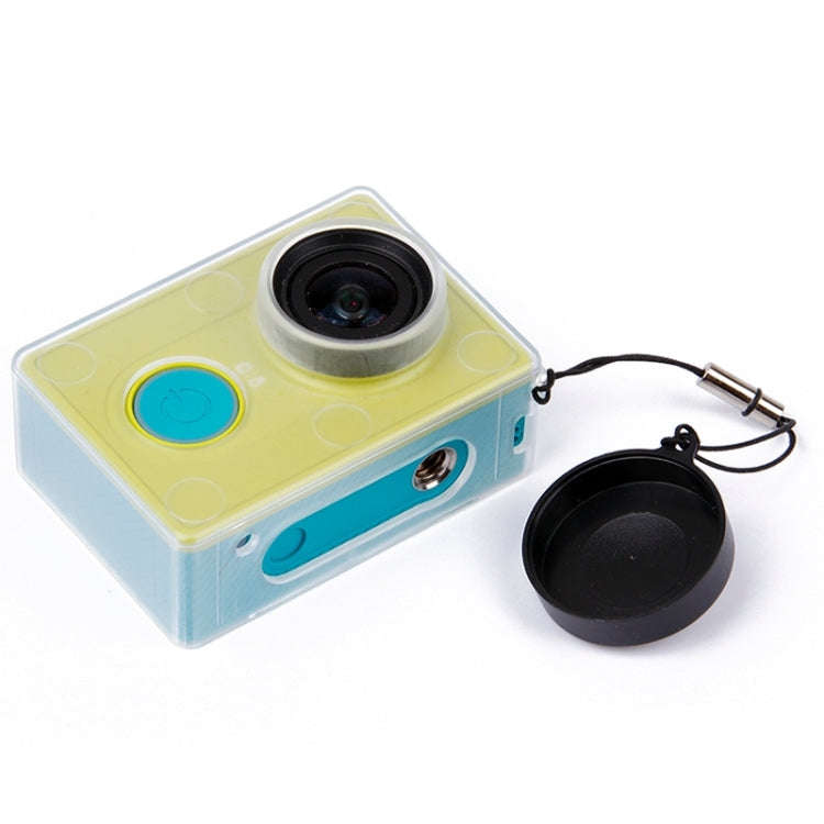 Ultrathin Transparent Protective Case with Lens Cap Cover for Xiaoyi Sport Camera(Transparent)