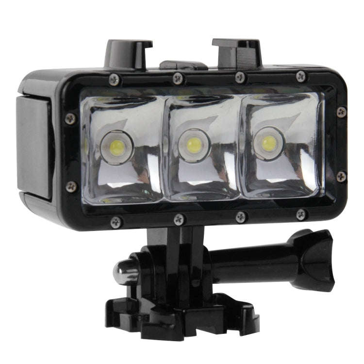 30M Waterproof Video Light 3 Modes Flashlight with Base Mount & Screw for GoPro, Insta360, DJI an...