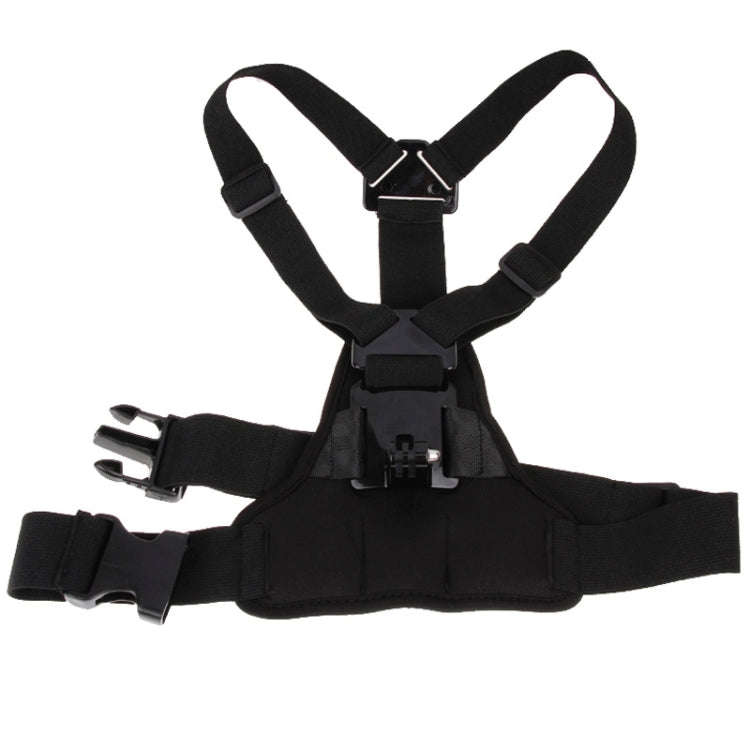 GP26-D Special Sports Shoulders DV Chest Belt for GoPro, Insta360, DJI and Other Action Cameras(B...