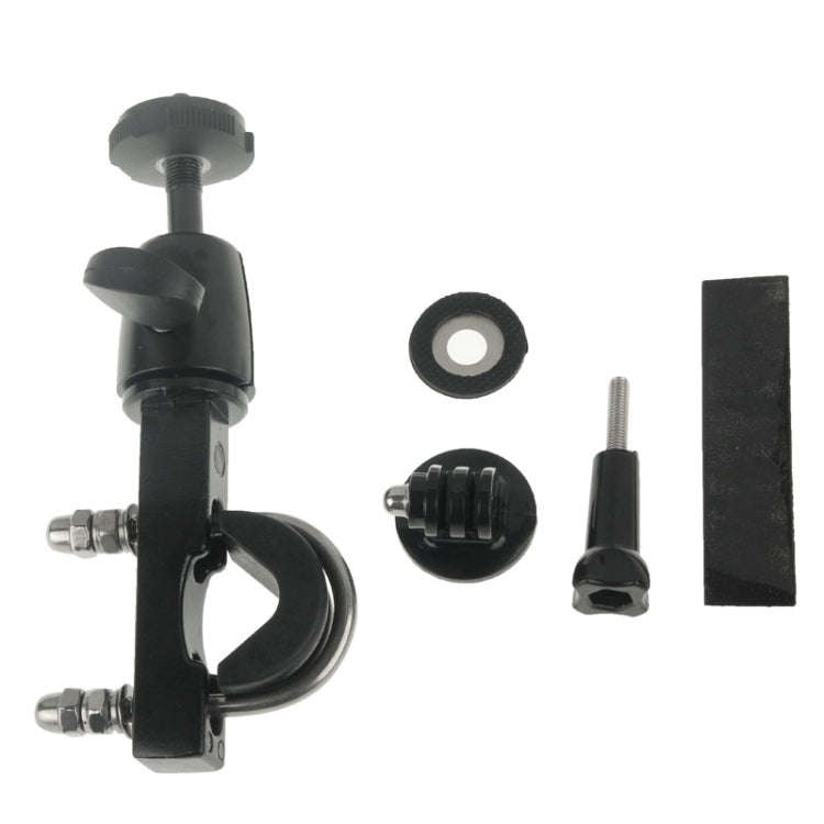 Handlebar Seatpost Big Pole Mount Bike Moto Bicycle Clamp with Tripod Mount Adapter & Screw for G...