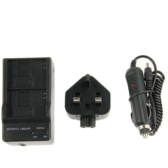 3 in 1 Digital Camera Dual Battery Car Charger for GoPro HERO3+ / 3  AHDBT-201 / AHDBT-301