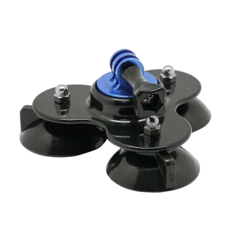 Triangle Direction Suction Cup Mount with Tripod Mount + Handle Screw for GoPro, Insta360, DJI an...