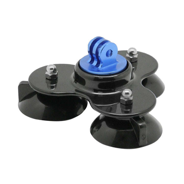 Triangle Direction Suction Cup Mount with Tripod Mount + Handle Screw for GoPro, Insta360, DJI an...