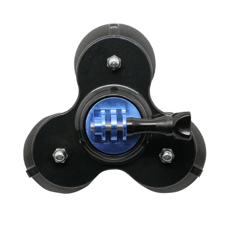 Triangle Direction Suction Cup Mount with Tripod Mount + Handle Screw for GoPro, Insta360, DJI an...