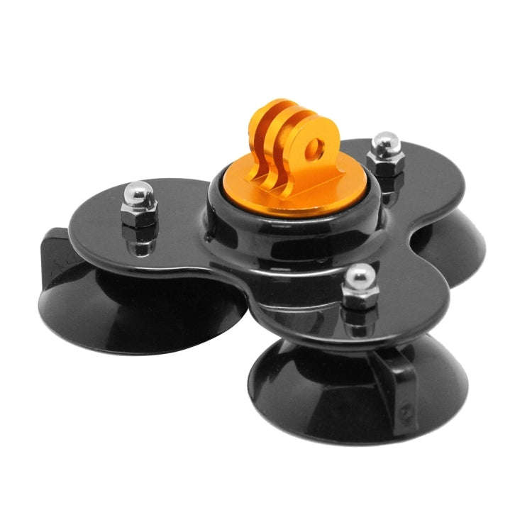 Triangle Direction Suction Cup Mount with Tripod Mount + Handle Screw for GoPro, Insta360, DJI an...