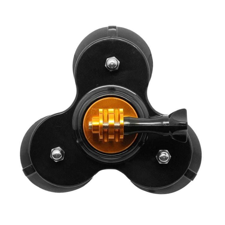 Triangle Direction Suction Cup Mount with Tripod Mount + Handle Screw for GoPro, Insta360, DJI an...