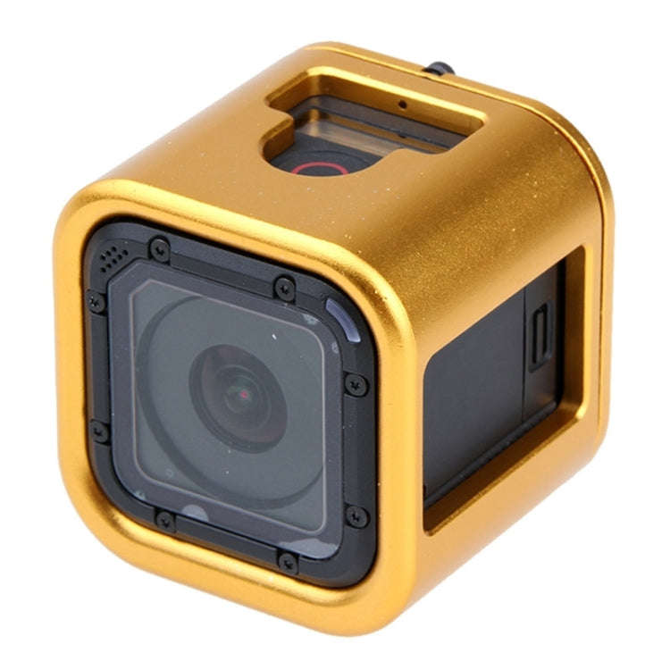 Housing Shell CNC Aluminum Alloy Protective Cage with Insurance Back Cover for GoPro HERO5 Sessio...