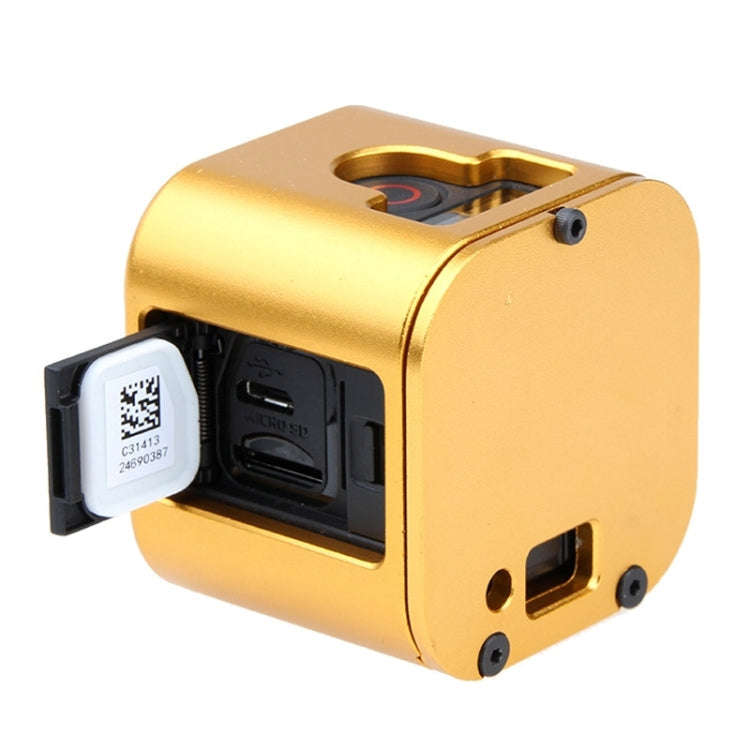 Housing Shell CNC Aluminum Alloy Protective Cage with Insurance Back Cover for GoPro HERO5 Sessio...