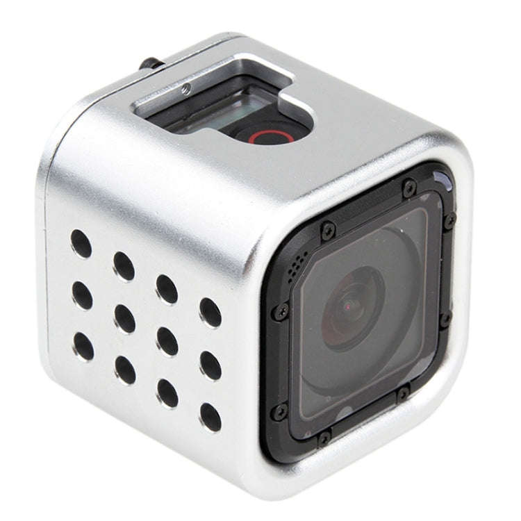 Housing Shell CNC Aluminum Alloy Protective Cage with Insurance Back Cover for GoPro HERO5 Sessio...