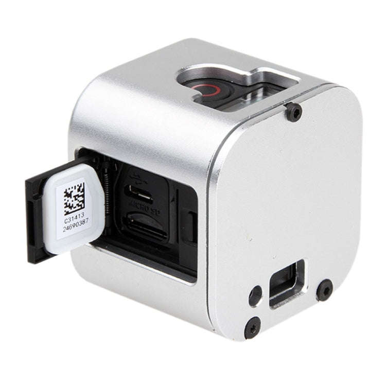 Housing Shell CNC Aluminum Alloy Protective Cage with Insurance Back Cover for GoPro HERO5 Sessio...