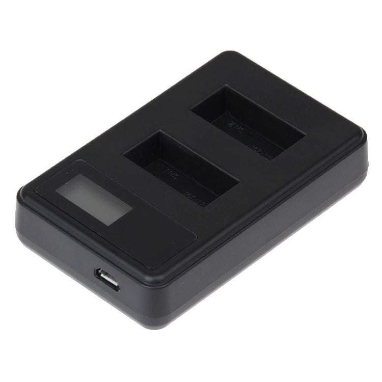 GP158-B LCD Screen Dual Batteries Charger for GoPro HERO3+ /3 (AHDBT-301, AHDBT-302), Displays Ch...