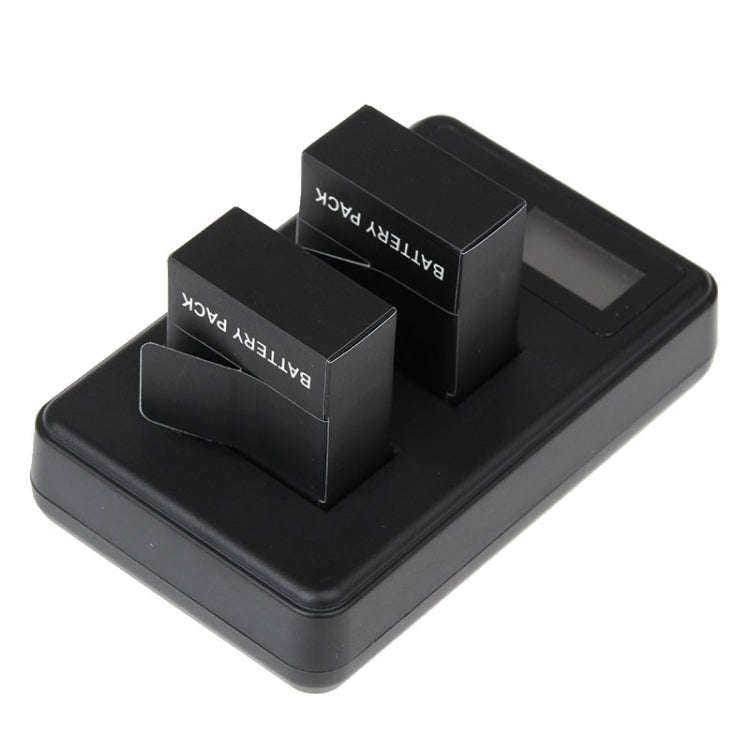 GP158-B LCD Screen Dual Batteries Charger for GoPro HERO3+ /3 (AHDBT-301, AHDBT-302), Displays Ch...