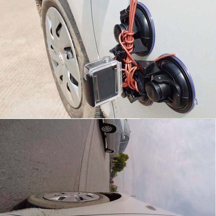XM70-B Triangle Direction Suction Cup Mount with Hexagonal Screwdriver for GoPro, Insta360, DJI a...
