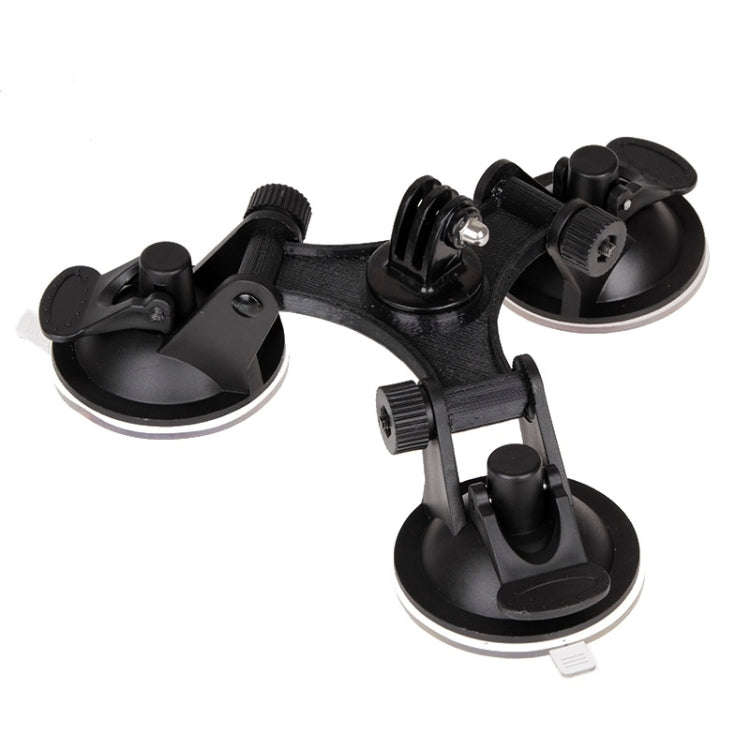 Triangle Direction Suction Cup Mount with Hexagonal Screwdriver for GoPro, Insta360, DJI and Othe...