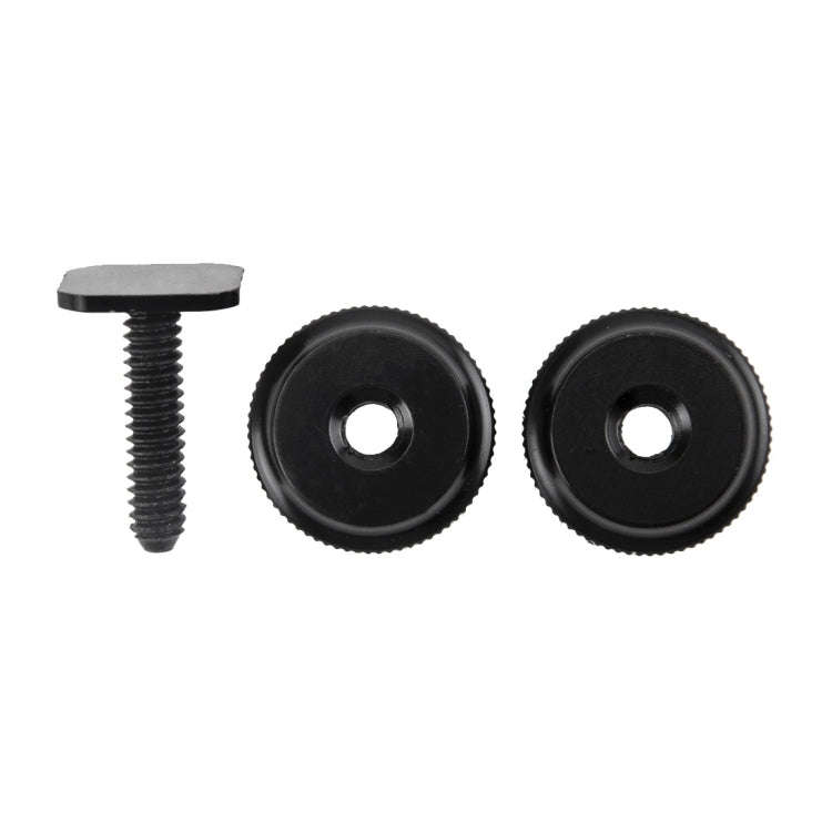 Reinforced Hot Shoe Aluminum Alloy 1/4 inch Screw Adapter with Double Nut for DSLR Cameras, GoPro...
