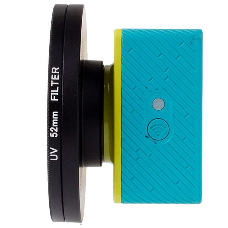 52mm UV Filter Lens Filter with Cap for Xiaomi Xiaoyi 4K+ / 4K, Xiaoyi Lite, Xiaoyi  Sport Camera