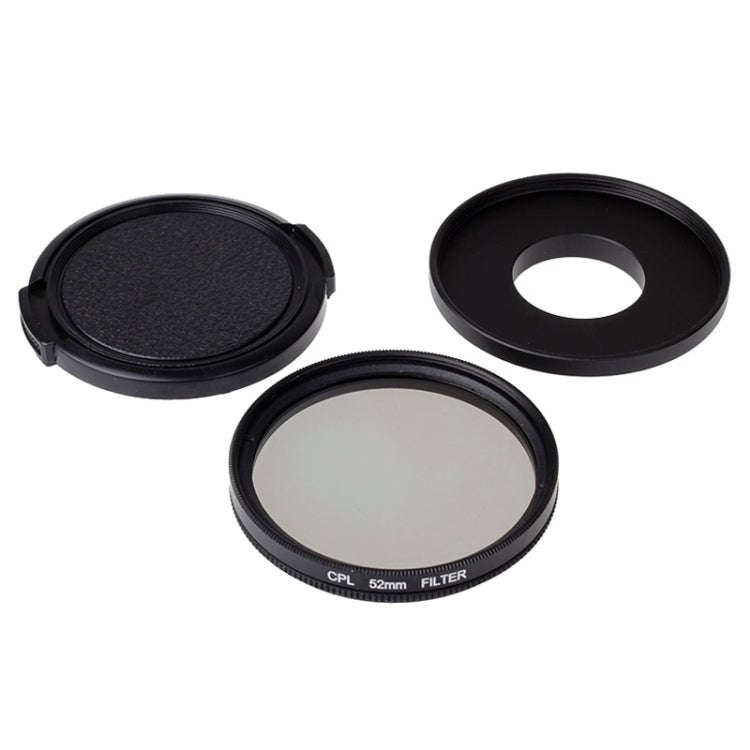 52mm CPL Filter Circular Polarizer Lens Filter with Cap for Xiaomi Xiaoyi 4K+ / 4K, Xiaoyi Lite, ...