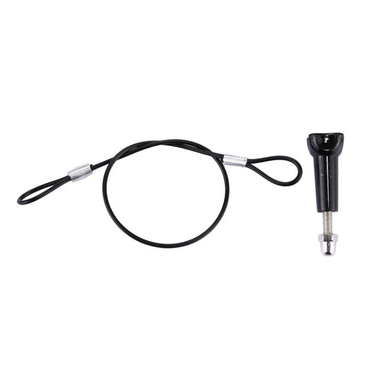 Stainless Steel Lanyard / Tether with Screw for GoPro HERO11 Black/HERO10 Black / HERO9 Black /HE...