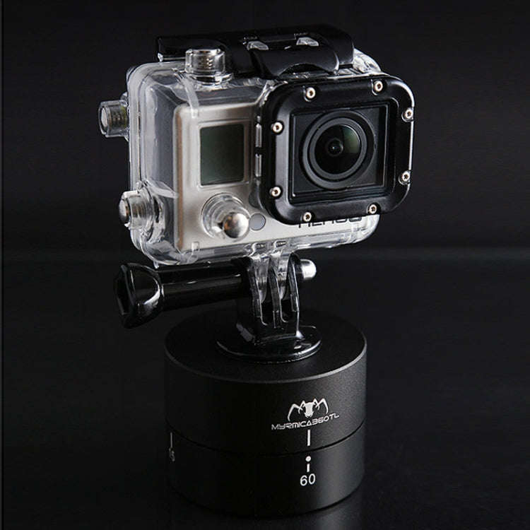 MYRMICA 360TL Time Lapse Pan and Tilt Head / 360 Degree Auto Rotation Camera Mount for  GoPro HER...