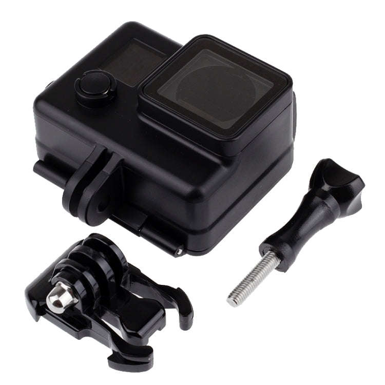 Black Edition Waterproof Housing Protective Case with Buckle Basic Mount for GoPro HERO4 /3+,  Wa...