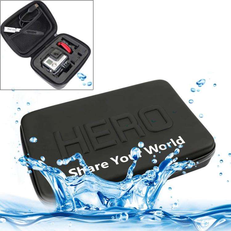 Shockproof Waterproof Portable Travel Case for GoPro, Insta360, DJI and Other Action Cameras Acce...
