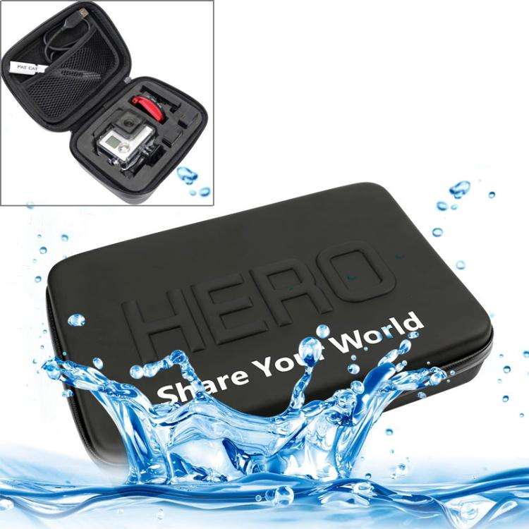 Shockproof Waterproof Portable Travel Case for GoPro, Insta360, DJI and Other Action Cameras Acce...