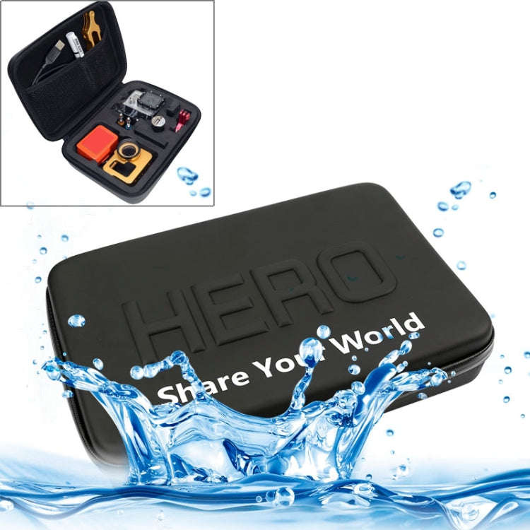 Shockproof Waterproof Portable Travel Case for GoPro, Insta360, DJI and Other Action Cameras Acce...