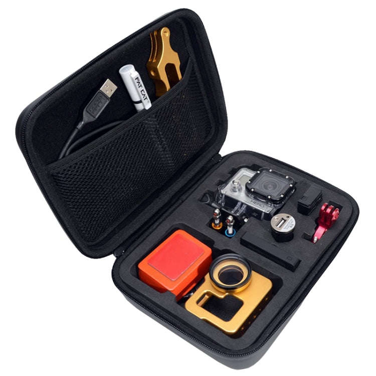 Shockproof Waterproof Portable Travel Case for GoPro, Insta360, DJI and Other Action Cameras Acce...