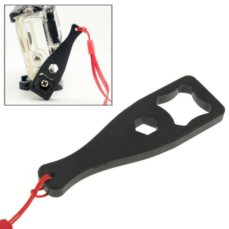 5pcs Plastic Screw Rod Screw Cap Spanner Wrench with Lanyard for GoPro, Insta360, DJI and Other A...