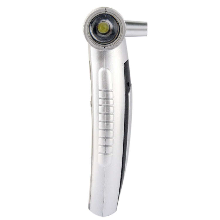 4 in 1 (Digital Tire Gauge + Flashlight + Emergency Hammer + Emergency Seat Belt Cutter) Emergenc...