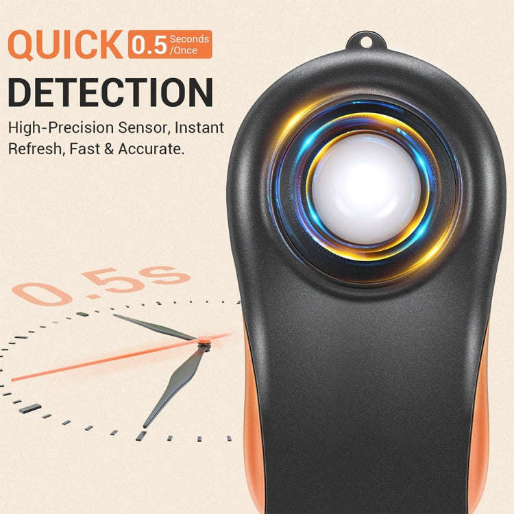 Digital Light Meter, Measuring Range: 0.1-200000 Lux