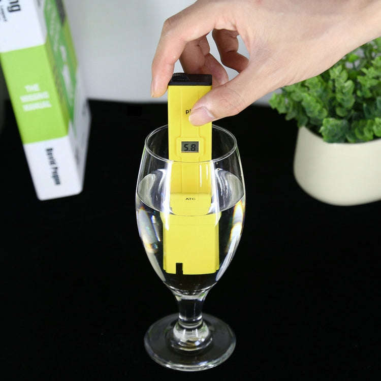Pocket-sized PH Meter with ATC(Yellow)