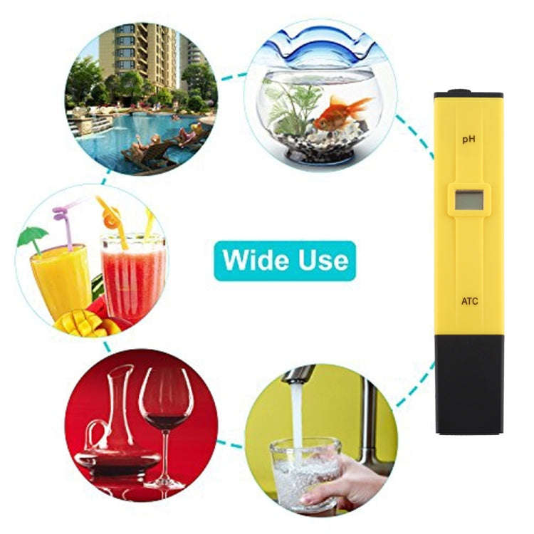 Pocket-sized PH Meter with ATC(Yellow)