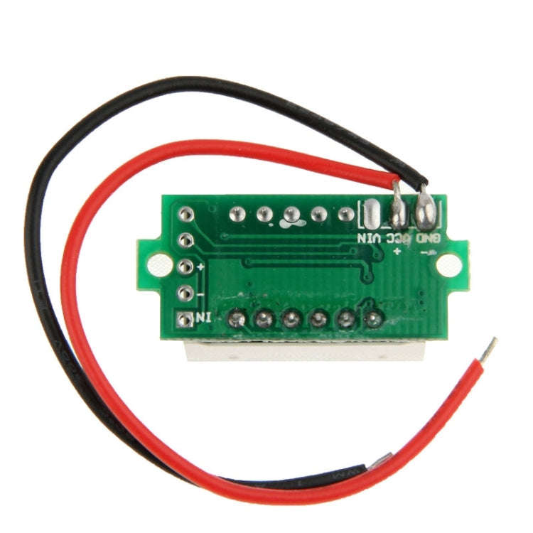 DC 3.2-30V Green Light Mini Digital Voltage Panel Meter