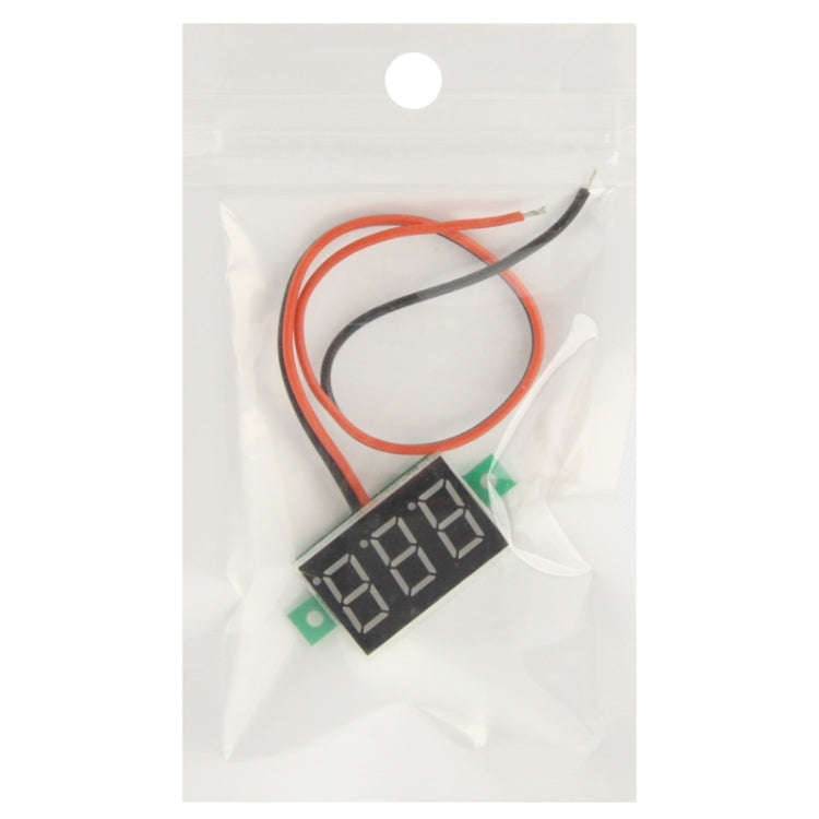 DC 3.2-30V Green Light Mini Digital Voltage Panel Meter