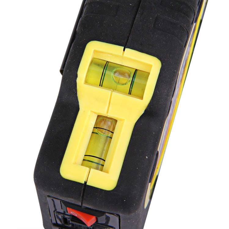 Laser Level with Tape Measure Pro (25 feet) & Belt Clip / Can be Attached to Tripod(Yellow)