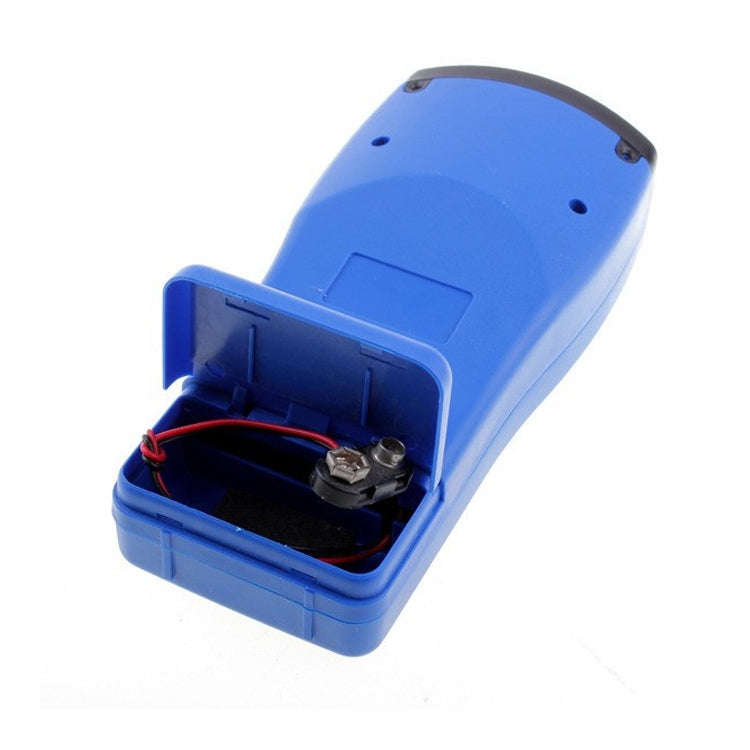 Ultrasonic Laser Point LED Distance Measure Meter Tool(Blue)