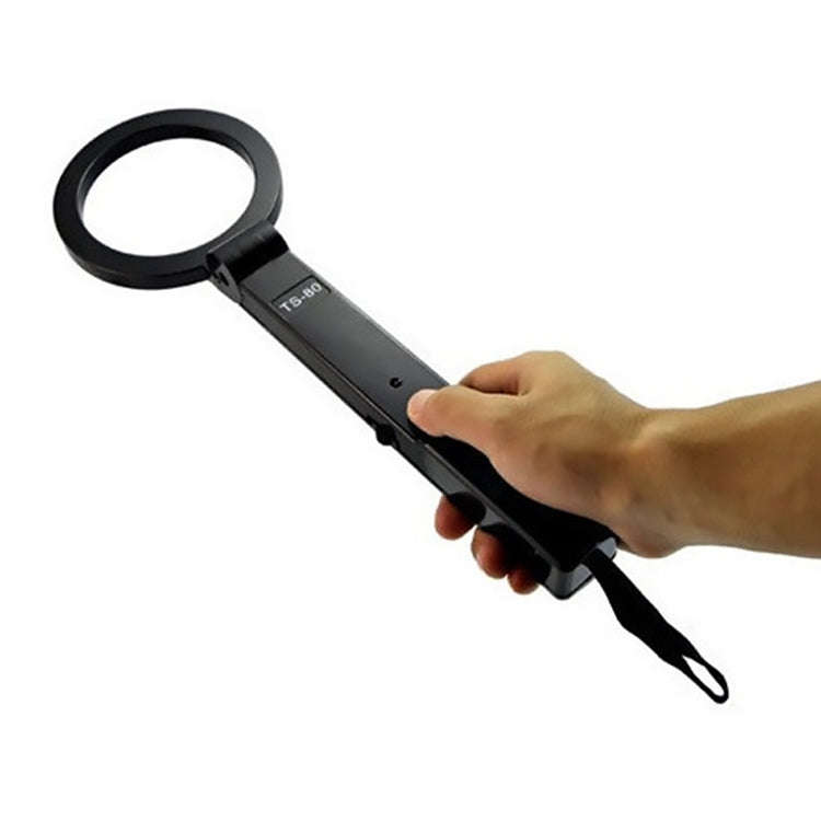 TS-80 Portable Folding Hand-Held Security Metal Detector Scanner(Black)