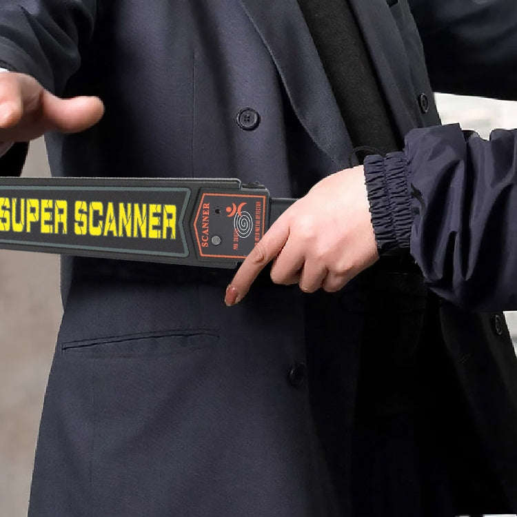 Super Scanner wand Metal Detector (MD-3003B1)(Black)