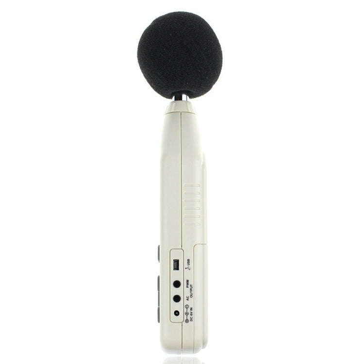 Digital Sound Level Meter with USB Port(Range: 30dB~130dB)(Beige)