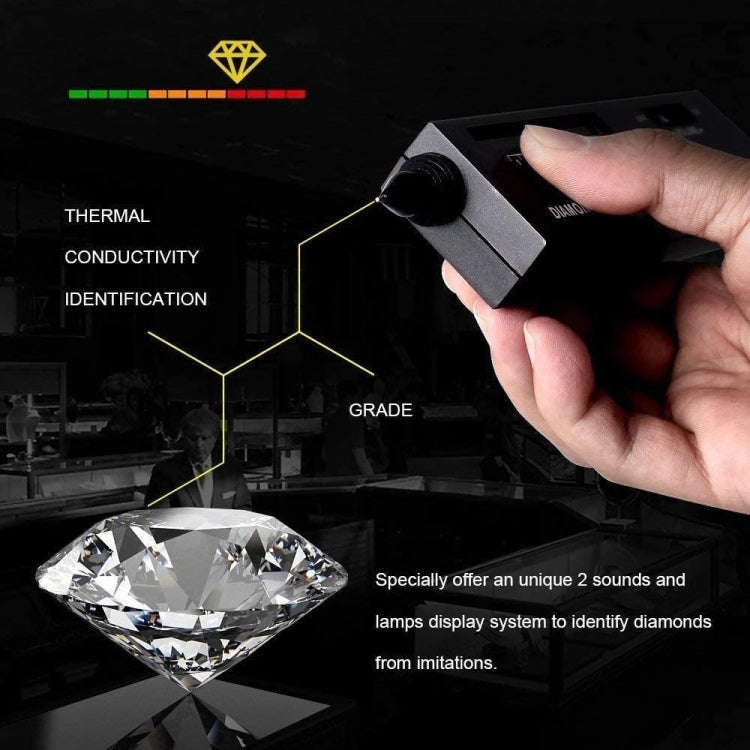 Diamond Selector ll with LED Indicator, DC 9V Battery(Black)
