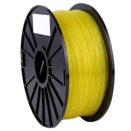 PLA 1.75 mm Transparent 3D Printer Filaments(Yellow)