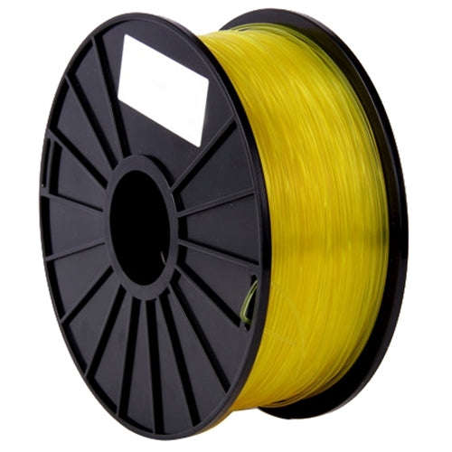 PLA 3.0 mm Transparent 3D Printer Filaments, about 115m(Yellow)