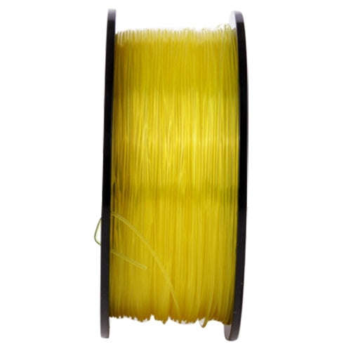PLA 3.0 mm Transparent 3D Printer Filaments, about 115m(Yellow)