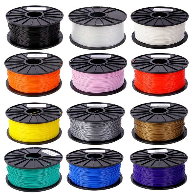 ABS 1.75 mm Color Series 3D Printer Filaments, about 395m(Red)