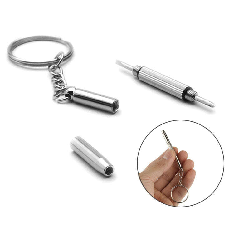 3 in 1 Professional Screwdriver (Cross 1.5, Straight 1.5,Star Nut M2.5) Repair Tool with Keychain...