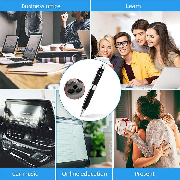 3 in 1 Laser Pen Style USB Flash Disk, Black (8GB)