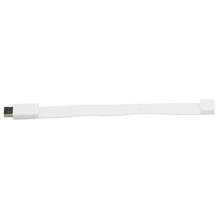 2GB Silicon Bracelets USB 2.0 Flash Disk(White)