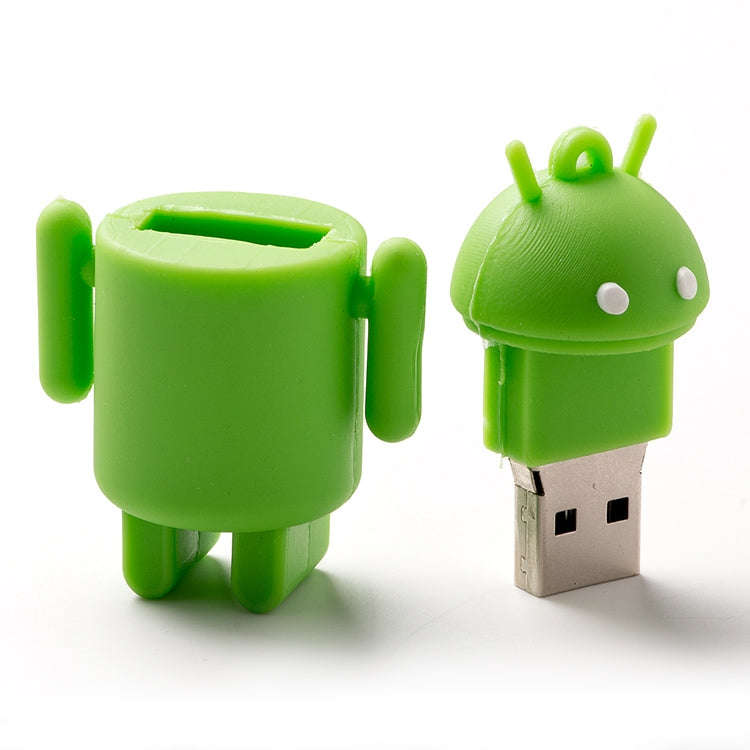 Android Robot Style USB Flash Disk (Green)(Green)