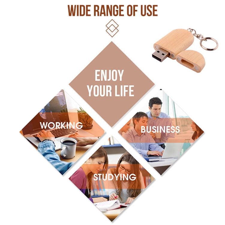 8 GB Wood Material USB Flash Disk